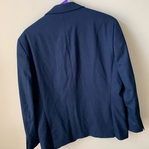 Navy blue suit jacket
